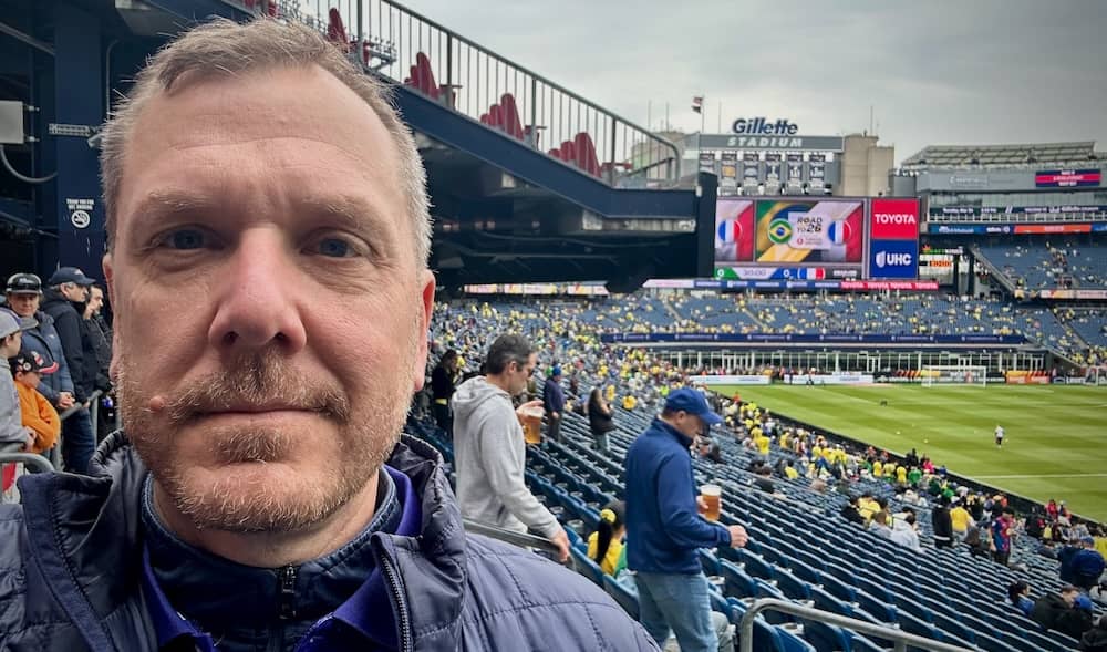 Andy Waldrop at Gillette Stadium, 2025.